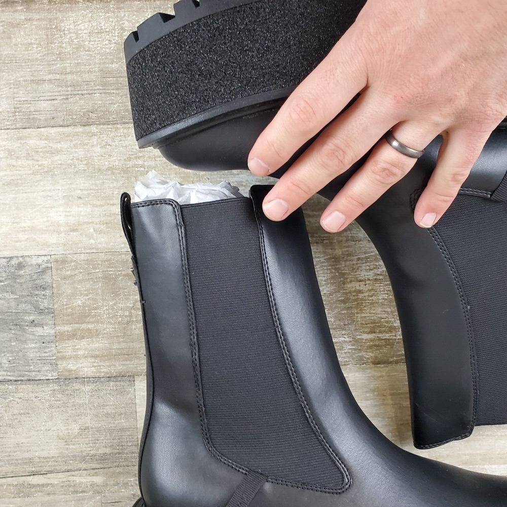 Circus NY by Sam Edelman Susan Womens Chelsea Boots Sz 9 M Wedge Platform Boot - Picture 2 of 12